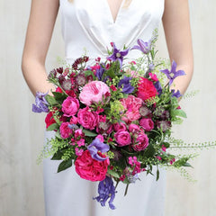 David Austin jewel bridal bouquet