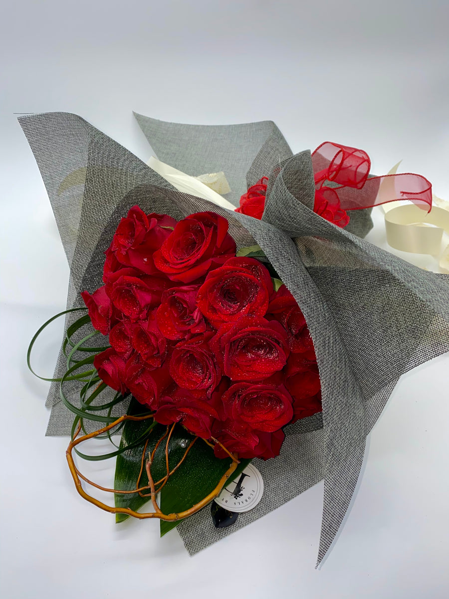 500 Premium long stem red roses – Florals by Bushra